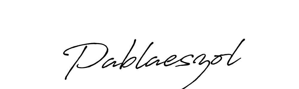 See photos of Pablaeszol official signature by Spectra . Check more albums & portfolios. Read reviews & check more about Antro_Vectra_Bolder font. Pablaeszol signature style 7 images and pictures png
