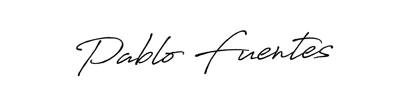 Also we have Pablo Fuentes name is the best signature style. Create professional handwritten signature collection using Antro_Vectra_Bolder autograph style. Pablo Fuentes signature style 7 images and pictures png