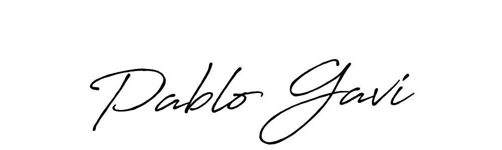 Pablo Gavi stylish signature style. Best Handwritten Sign (Antro_Vectra_Bolder) for my name. Handwritten Signature Collection Ideas for my name Pablo Gavi. Pablo Gavi signature style 7 images and pictures png