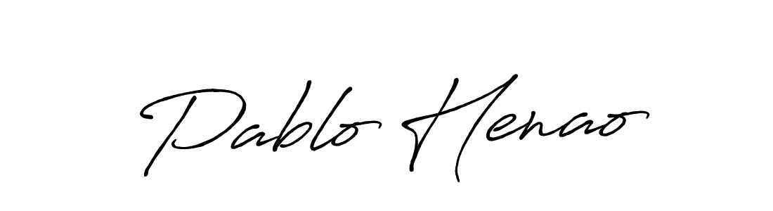 Also we have Pablo Henao name is the best signature style. Create professional handwritten signature collection using Antro_Vectra_Bolder autograph style. Pablo Henao signature style 7 images and pictures png