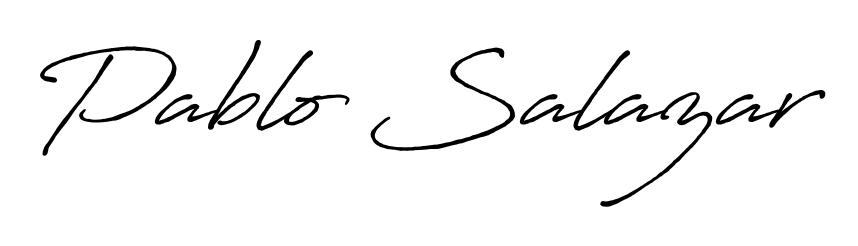 Make a beautiful signature design for name Pablo Salazar. With this signature (Antro_Vectra_Bolder) style, you can create a handwritten signature for free. Pablo Salazar signature style 7 images and pictures png