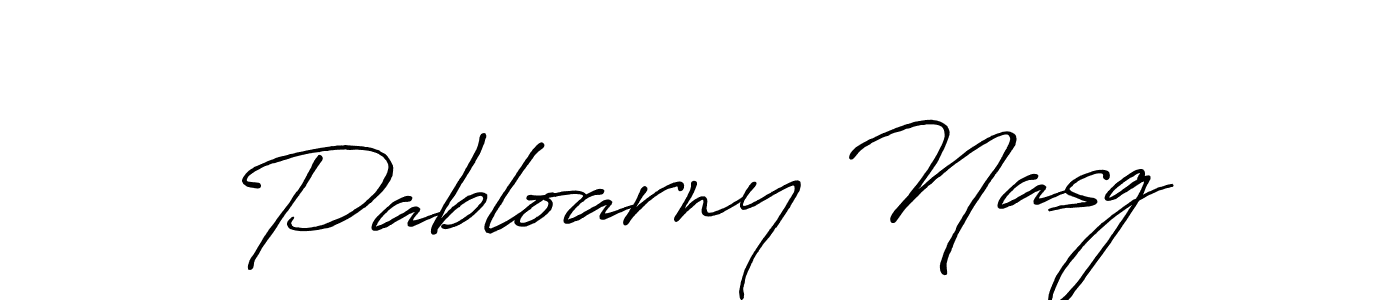 Make a short Pabloarny Nasg signature style. Manage your documents anywhere anytime using Antro_Vectra_Bolder. Create and add eSignatures, submit forms, share and send files easily. Pabloarny Nasg signature style 7 images and pictures png