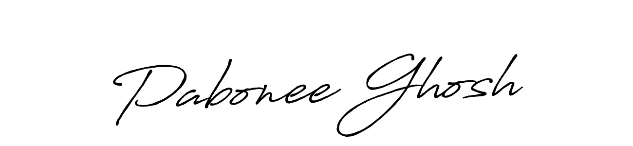 Here are the top 10 professional signature styles for the name Pabonee Ghosh. These are the best autograph styles you can use for your name. Pabonee Ghosh signature style 7 images and pictures png