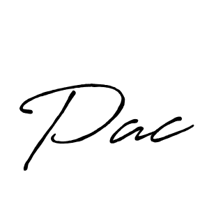 Create a beautiful signature design for name Pac. With this signature (Antro_Vectra_Bolder) fonts, you can make a handwritten signature for free. Pac signature style 7 images and pictures png