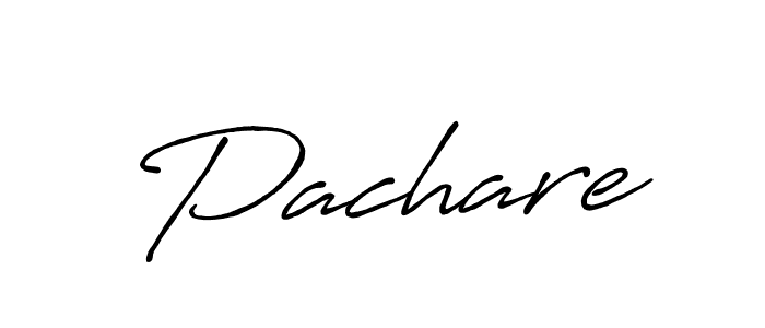 How to make Pachare name signature. Use Antro_Vectra_Bolder style for creating short signs online. This is the latest handwritten sign. Pachare signature style 7 images and pictures png