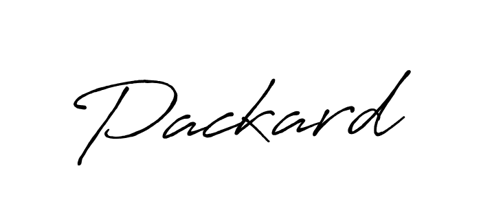 Design your own signature with our free online signature maker. With this signature software, you can create a handwritten (Antro_Vectra_Bolder) signature for name Packard. Packard signature style 7 images and pictures png