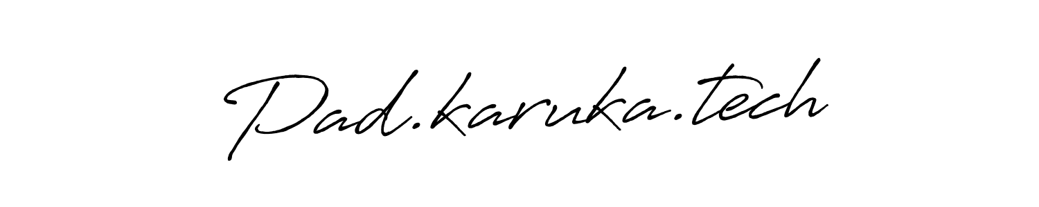 This is the best signature style for the Pad.karuka.tech name. Also you like these signature font (Antro_Vectra_Bolder). Mix name signature. Pad.karuka.tech signature style 7 images and pictures png