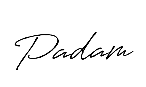 Also we have Padam name is the best signature style. Create professional handwritten signature collection using Antro_Vectra_Bolder autograph style. Padam signature style 7 images and pictures png