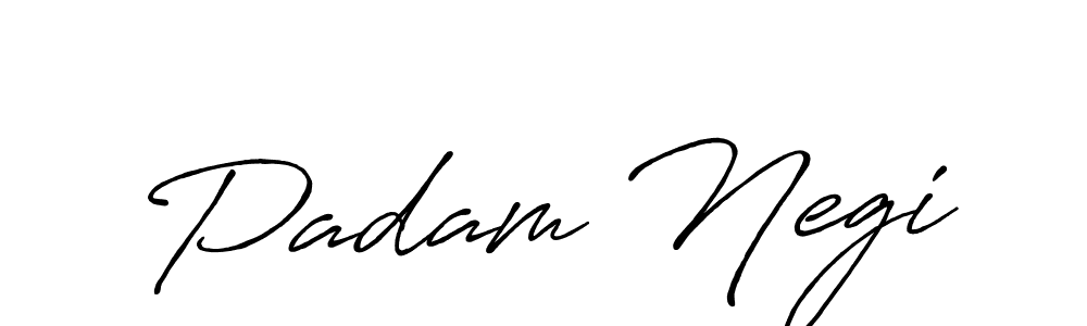 This is the best signature style for the Padam Negi name. Also you like these signature font (Antro_Vectra_Bolder). Mix name signature. Padam Negi signature style 7 images and pictures png