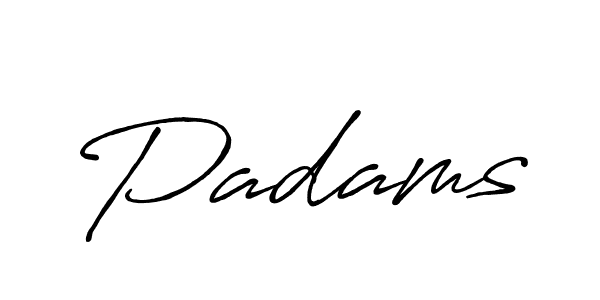 Also we have Padams name is the best signature style. Create professional handwritten signature collection using Antro_Vectra_Bolder autograph style. Padams signature style 7 images and pictures png