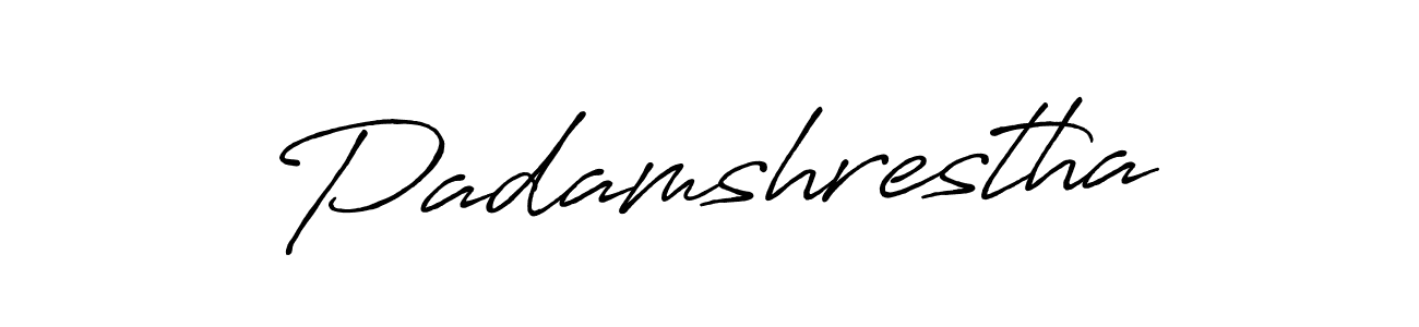 You should practise on your own different ways (Antro_Vectra_Bolder) to write your name (Padamshrestha) in signature. don't let someone else do it for you. Padamshrestha signature style 7 images and pictures png