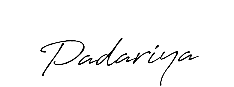 if you are searching for the best signature style for your name Padariya. so please give up your signature search. here we have designed multiple signature styles  using Antro_Vectra_Bolder. Padariya signature style 7 images and pictures png