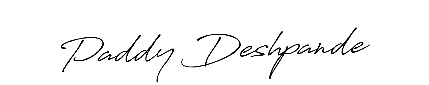 Similarly Antro_Vectra_Bolder is the best handwritten signature design. Signature creator online .You can use it as an online autograph creator for name Paddy Deshpande. Paddy Deshpande signature style 7 images and pictures png