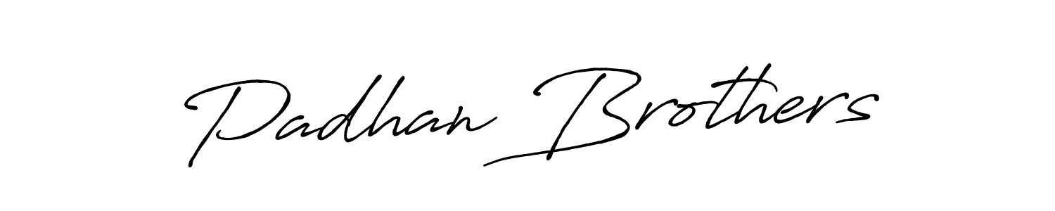 Also You can easily find your signature by using the search form. We will create Padhan Brothers name handwritten signature images for you free of cost using Antro_Vectra_Bolder sign style. Padhan Brothers signature style 7 images and pictures png