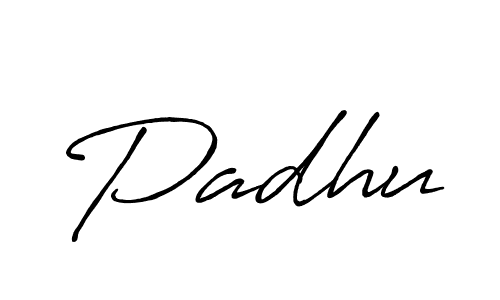 if you are searching for the best signature style for your name Padhu. so please give up your signature search. here we have designed multiple signature styles  using Antro_Vectra_Bolder. Padhu signature style 7 images and pictures png