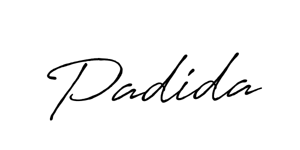 Create a beautiful signature design for name Padida. With this signature (Antro_Vectra_Bolder) fonts, you can make a handwritten signature for free. Padida signature style 7 images and pictures png