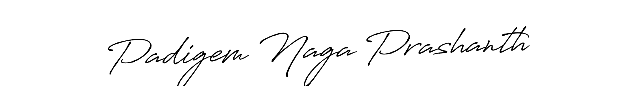 Padigem Naga Prashanth stylish signature style. Best Handwritten Sign (Antro_Vectra_Bolder) for my name. Handwritten Signature Collection Ideas for my name Padigem Naga Prashanth. Padigem Naga Prashanth signature style 7 images and pictures png