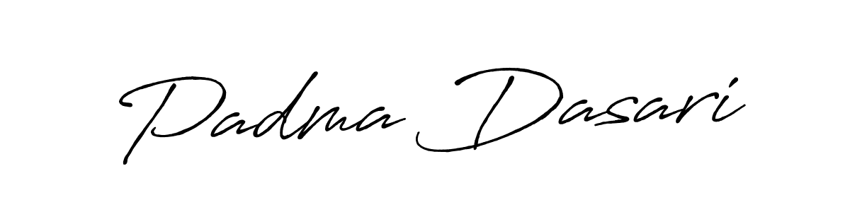 Also we have Padma Dasari name is the best signature style. Create professional handwritten signature collection using Antro_Vectra_Bolder autograph style. Padma Dasari signature style 7 images and pictures png