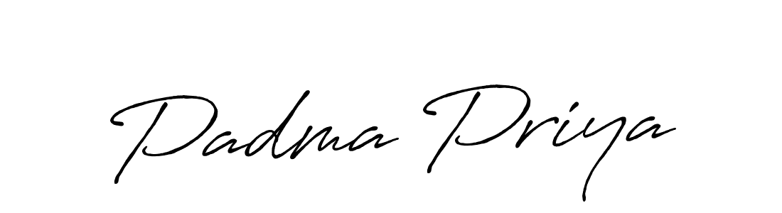 Also we have Padma Priya name is the best signature style. Create professional handwritten signature collection using Antro_Vectra_Bolder autograph style. Padma Priya signature style 7 images and pictures png