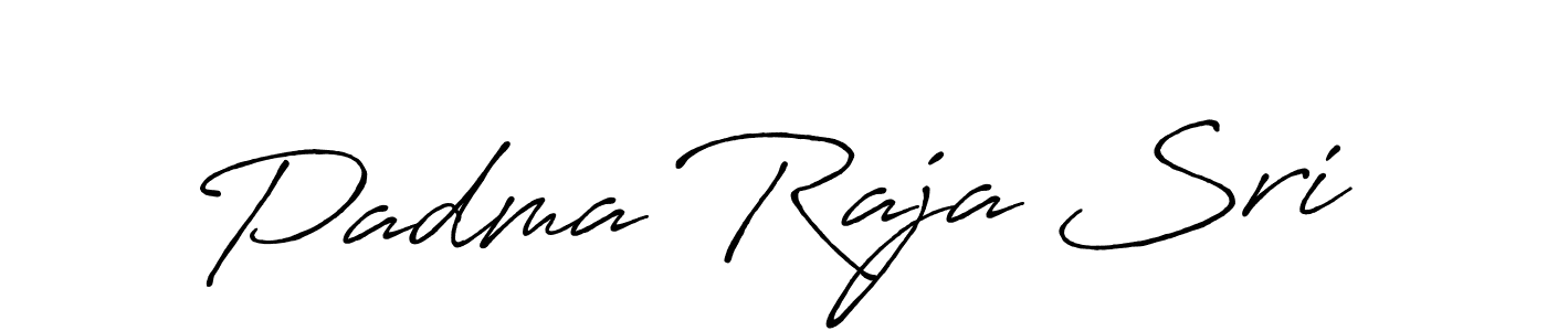 Make a beautiful signature design for name Padma Raja Sri. With this signature (Antro_Vectra_Bolder) style, you can create a handwritten signature for free. Padma Raja Sri signature style 7 images and pictures png