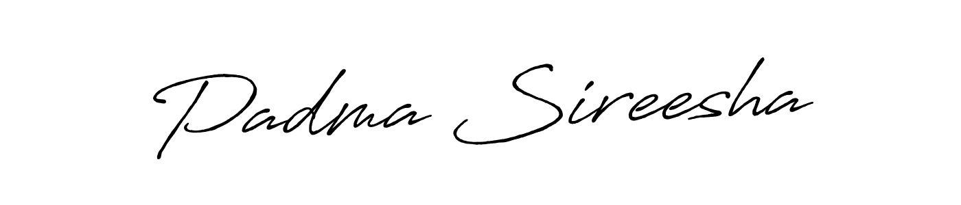 Make a beautiful signature design for name Padma Sireesha. Use this online signature maker to create a handwritten signature for free. Padma Sireesha signature style 7 images and pictures png