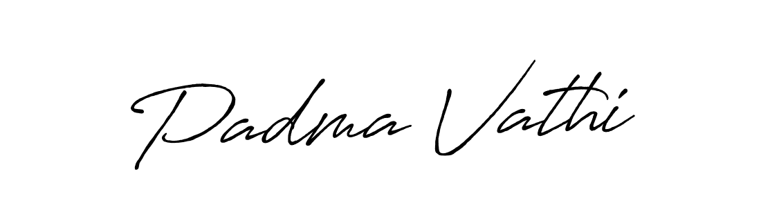 Also we have Padma Vathi name is the best signature style. Create professional handwritten signature collection using Antro_Vectra_Bolder autograph style. Padma Vathi signature style 7 images and pictures png