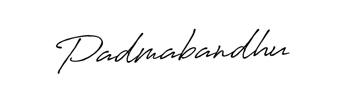 Also we have Padmabandhu name is the best signature style. Create professional handwritten signature collection using Antro_Vectra_Bolder autograph style. Padmabandhu signature style 7 images and pictures png