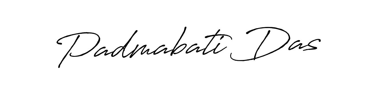 Use a signature maker to create a handwritten signature online. With this signature software, you can design (Antro_Vectra_Bolder) your own signature for name Padmabati Das. Padmabati Das signature style 7 images and pictures png