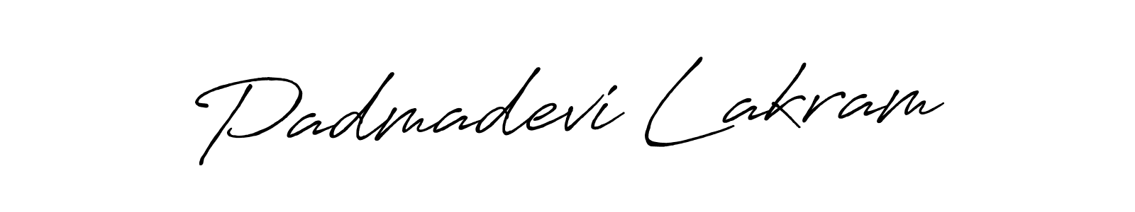 It looks lik you need a new signature style for name Padmadevi Lakram. Design unique handwritten (Antro_Vectra_Bolder) signature with our free signature maker in just a few clicks. Padmadevi Lakram signature style 7 images and pictures png