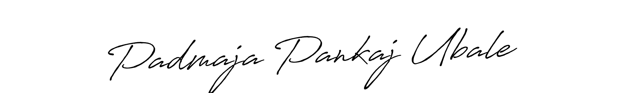 Use a signature maker to create a handwritten signature online. With this signature software, you can design (Antro_Vectra_Bolder) your own signature for name Padmaja Pankaj Ubale. Padmaja Pankaj Ubale signature style 7 images and pictures png