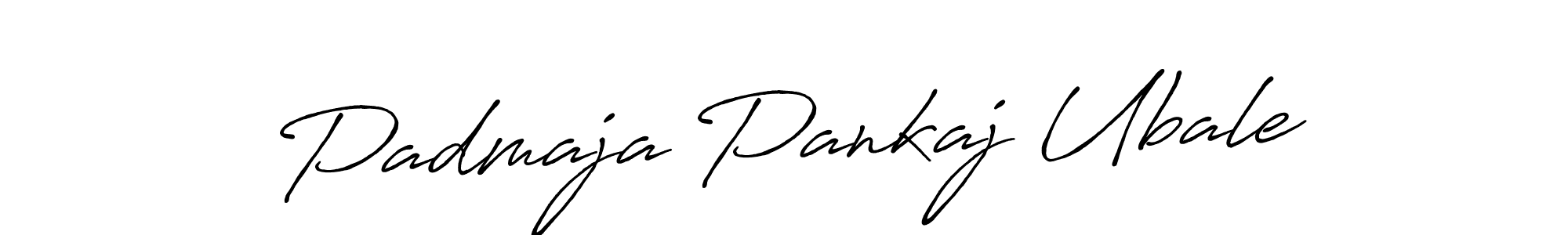 Use a signature maker to create a handwritten signature online. With this signature software, you can design (Antro_Vectra_Bolder) your own signature for name Padmaja Pankaj Ubale. Padmaja Pankaj Ubale signature style 7 images and pictures png