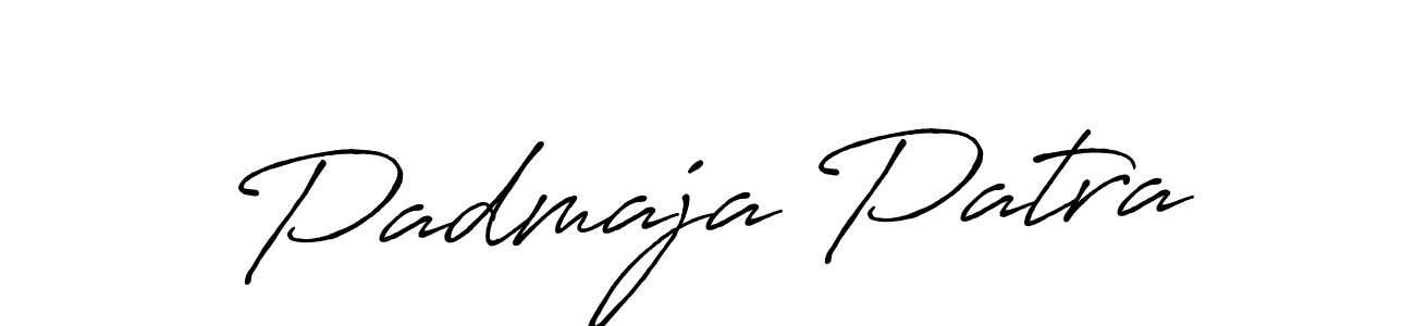 Make a beautiful signature design for name Padmaja Patra. With this signature (Antro_Vectra_Bolder) style, you can create a handwritten signature for free. Padmaja Patra signature style 7 images and pictures png