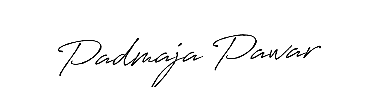 Make a beautiful signature design for name Padmaja Pawar. With this signature (Antro_Vectra_Bolder) style, you can create a handwritten signature for free. Padmaja Pawar signature style 7 images and pictures png