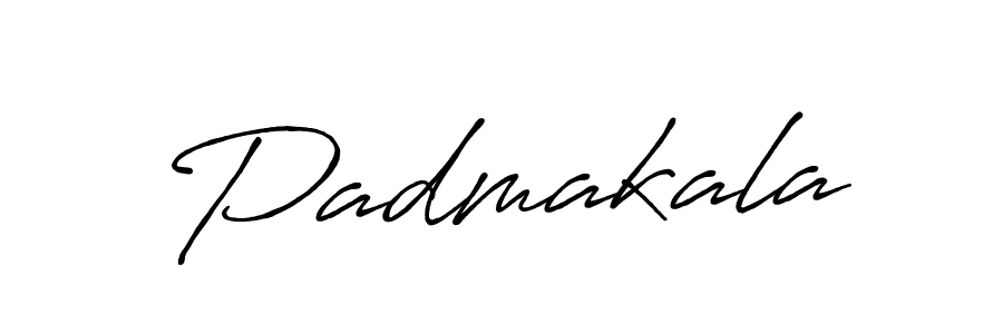 How to make Padmakala name signature. Use Antro_Vectra_Bolder style for creating short signs online. This is the latest handwritten sign. Padmakala signature style 7 images and pictures png