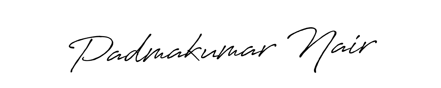 Padmakumar Nair stylish signature style. Best Handwritten Sign (Antro_Vectra_Bolder) for my name. Handwritten Signature Collection Ideas for my name Padmakumar Nair. Padmakumar Nair signature style 7 images and pictures png