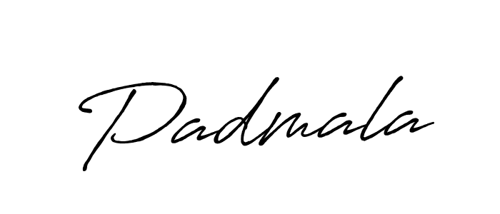 How to make Padmala name signature. Use Antro_Vectra_Bolder style for creating short signs online. This is the latest handwritten sign. Padmala signature style 7 images and pictures png