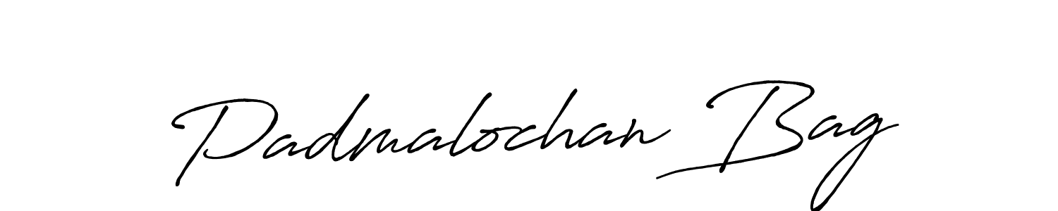 Create a beautiful signature design for name Padmalochan Bag. With this signature (Antro_Vectra_Bolder) fonts, you can make a handwritten signature for free. Padmalochan Bag signature style 7 images and pictures png