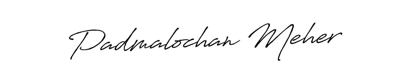 The best way (Antro_Vectra_Bolder) to make a short signature is to pick only two or three words in your name. The name Padmalochan Meher include a total of six letters. For converting this name. Padmalochan Meher signature style 7 images and pictures png