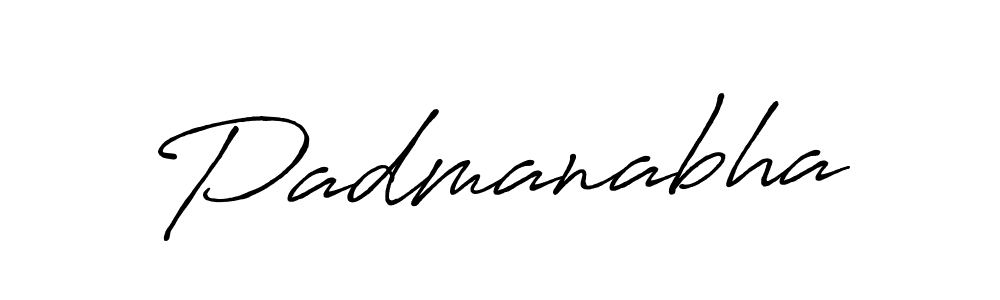 Padmanabha stylish signature style. Best Handwritten Sign (Antro_Vectra_Bolder) for my name. Handwritten Signature Collection Ideas for my name Padmanabha. Padmanabha signature style 7 images and pictures png