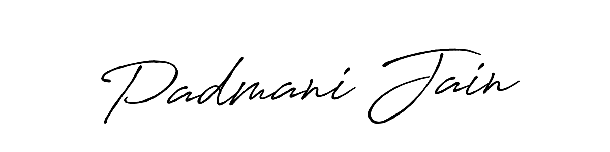 Antro_Vectra_Bolder is a professional signature style that is perfect for those who want to add a touch of class to their signature. It is also a great choice for those who want to make their signature more unique. Get Padmani Jain name to fancy signature for free. Padmani Jain signature style 7 images and pictures png