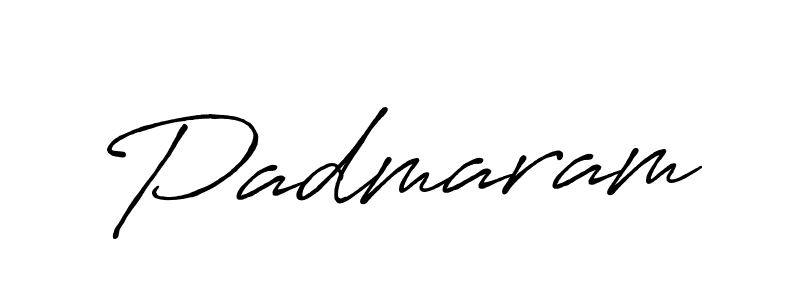 Create a beautiful signature design for name Padmaram. With this signature (Antro_Vectra_Bolder) fonts, you can make a handwritten signature for free. Padmaram signature style 7 images and pictures png