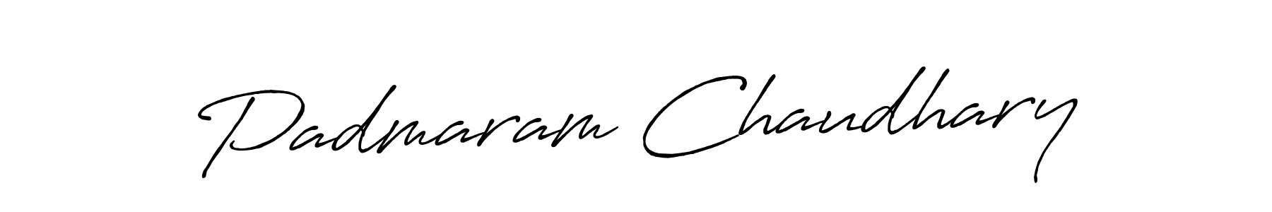 Antro_Vectra_Bolder is a professional signature style that is perfect for those who want to add a touch of class to their signature. It is also a great choice for those who want to make their signature more unique. Get Padmaram Chaudhary name to fancy signature for free. Padmaram Chaudhary signature style 7 images and pictures png