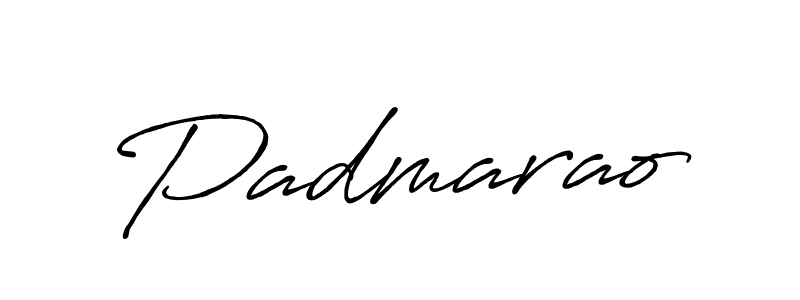 Create a beautiful signature design for name Padmarao. With this signature (Antro_Vectra_Bolder) fonts, you can make a handwritten signature for free. Padmarao signature style 7 images and pictures png