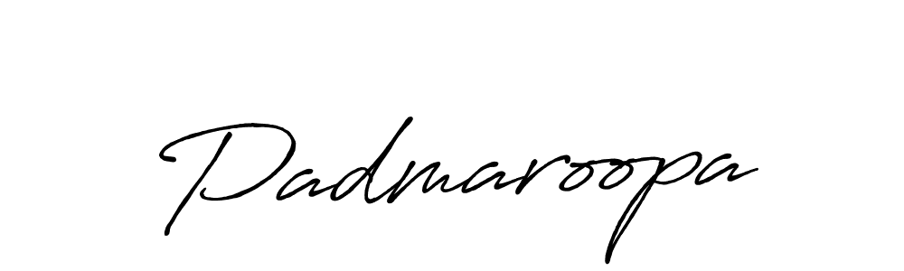 Padmaroopa stylish signature style. Best Handwritten Sign (Antro_Vectra_Bolder) for my name. Handwritten Signature Collection Ideas for my name Padmaroopa. Padmaroopa signature style 7 images and pictures png