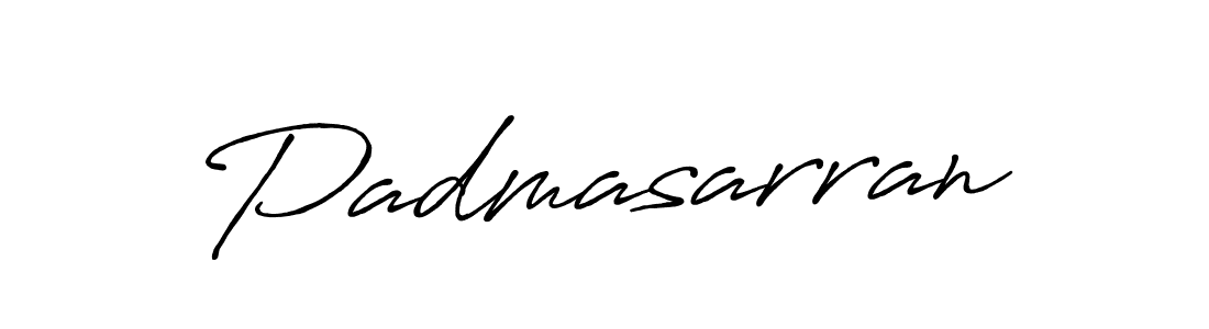 Create a beautiful signature design for name Padmasarran. With this signature (Antro_Vectra_Bolder) fonts, you can make a handwritten signature for free. Padmasarran signature style 7 images and pictures png
