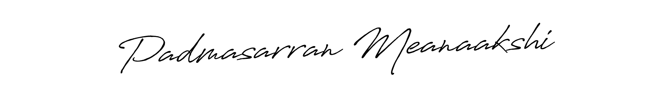 Padmasarran Meanaakshi stylish signature style. Best Handwritten Sign (Antro_Vectra_Bolder) for my name. Handwritten Signature Collection Ideas for my name Padmasarran Meanaakshi. Padmasarran Meanaakshi signature style 7 images and pictures png