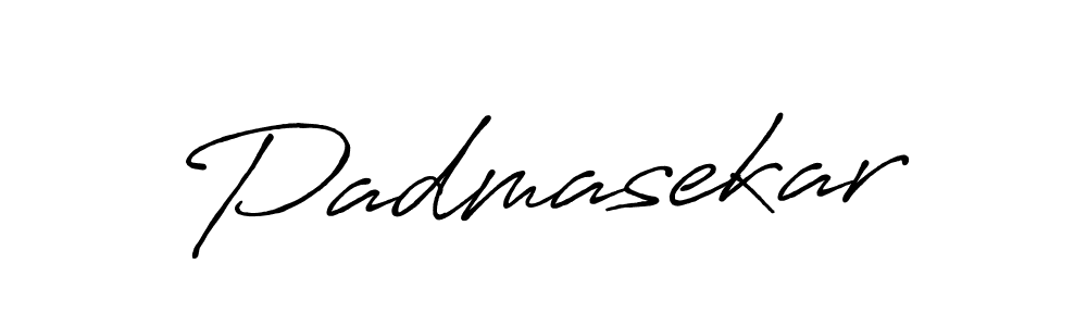 Create a beautiful signature design for name Padmasekar. With this signature (Antro_Vectra_Bolder) fonts, you can make a handwritten signature for free. Padmasekar signature style 7 images and pictures png