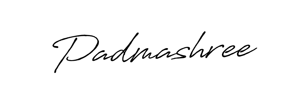 Padmashree stylish signature style. Best Handwritten Sign (Antro_Vectra_Bolder) for my name. Handwritten Signature Collection Ideas for my name Padmashree. Padmashree signature style 7 images and pictures png