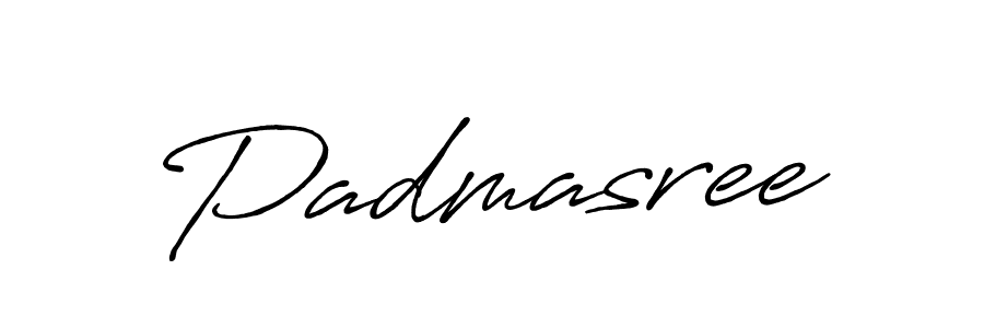 Make a beautiful signature design for name Padmasree. With this signature (Antro_Vectra_Bolder) style, you can create a handwritten signature for free. Padmasree signature style 7 images and pictures png