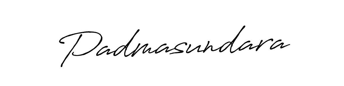 Use a signature maker to create a handwritten signature online. With this signature software, you can design (Antro_Vectra_Bolder) your own signature for name Padmasundara. Padmasundara signature style 7 images and pictures png